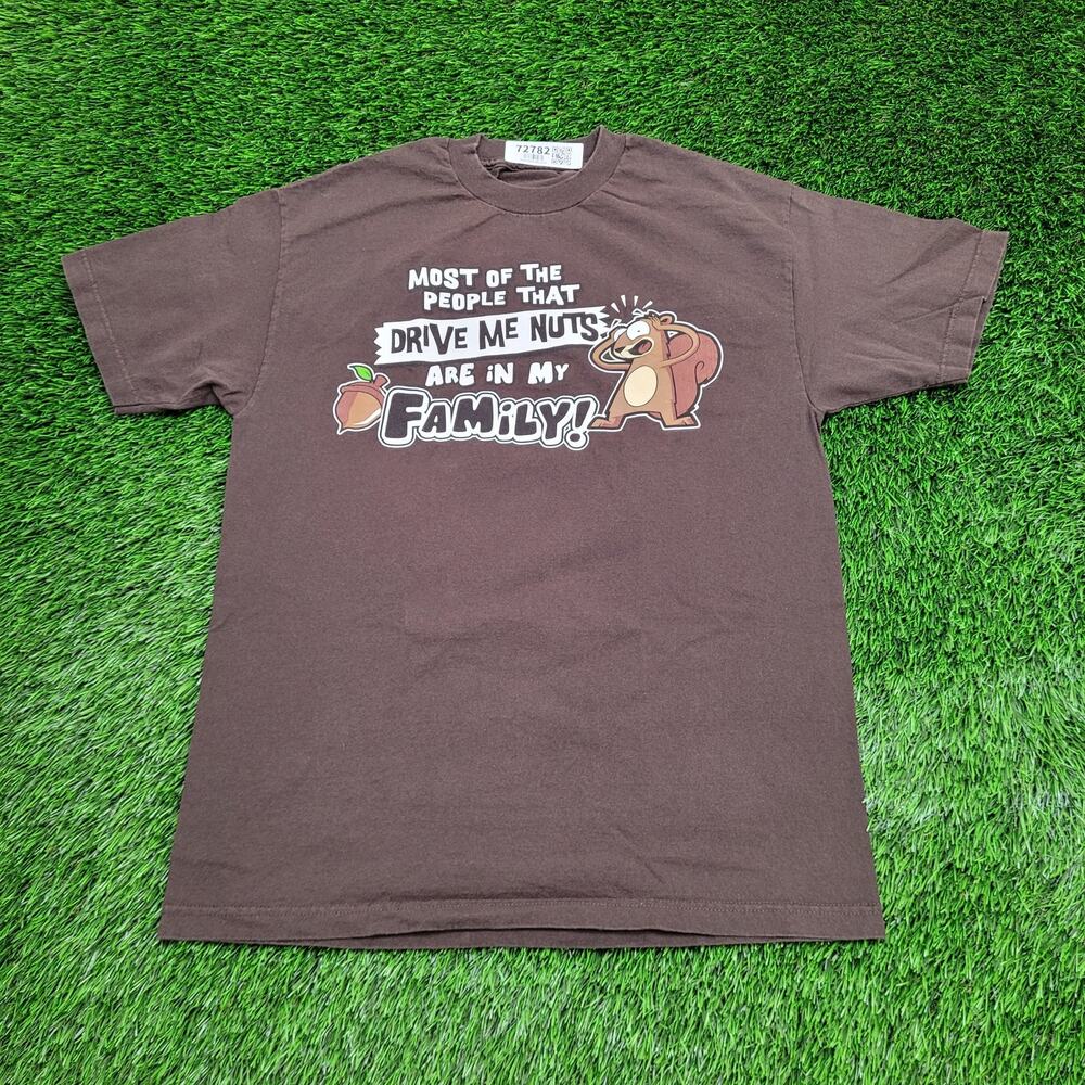 Vintage Funny Squirrel Shirt Large 21x28 Y2K